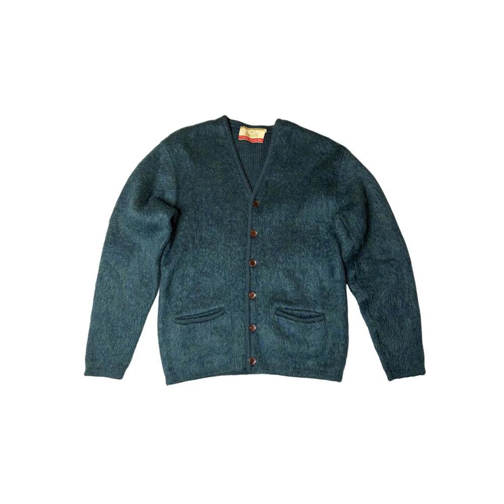 Vintage 60s Jantzen Mohair Wool Cardigan Size Medium